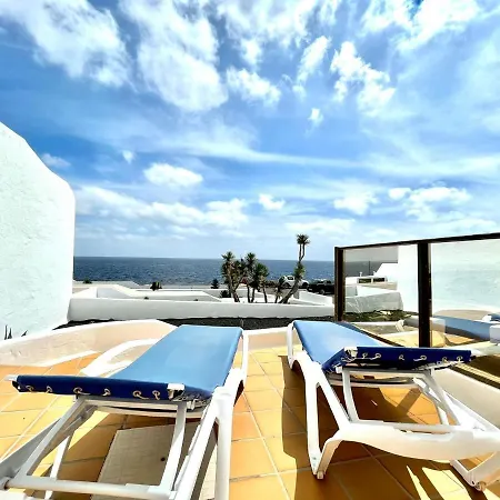 公寓 Bungalow Con Vistas Al Mar, Freewifi, Terraza, Playa Cerca En Charco Del Palo
