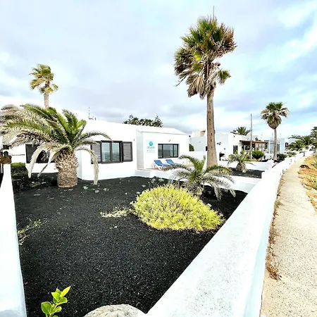 Bungalow Con Vistas Al Mar, Freewifi, Terraza, Playa Cerca En Charco Del Palo Apartmán