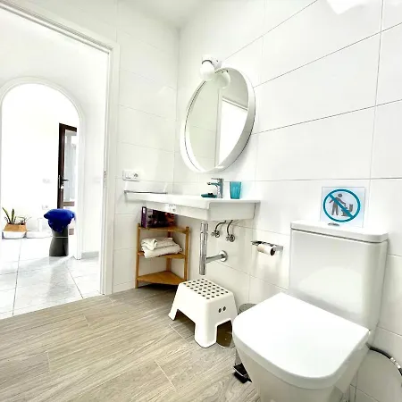 Bungalow Con Vistas Al Mar, Freewifi, Terraza, Playa Cerca En Charco Del Palo Apartmán *