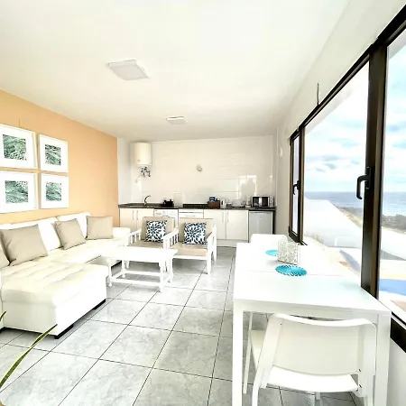 Apartmán Bungalow Con Vistas Al Mar, Freewifi, Terraza, Playa Cerca En Charco Del Palo *